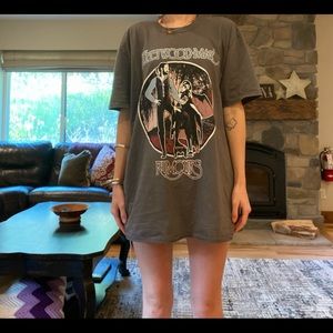 Nasty gal oversized fleet wood Mac tee